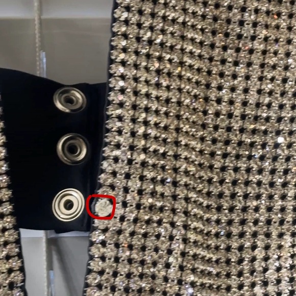 Black Rhinestone Top - Picture 7 of 8